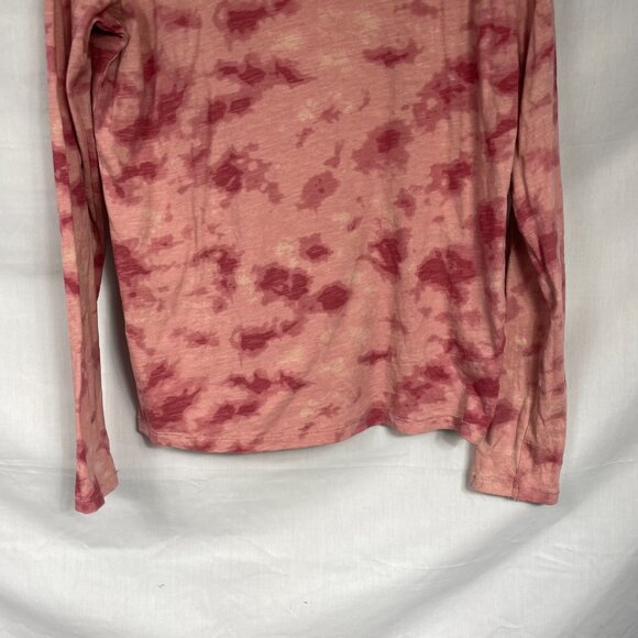 Sonoma Women's 'The Everyday Tee' Long-sleeve Pink Tie-Dye Size XS - Picture 7 of 8